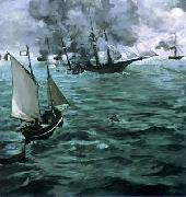 Edouard Manet, The Battle of the Kearsarge and the Alabama